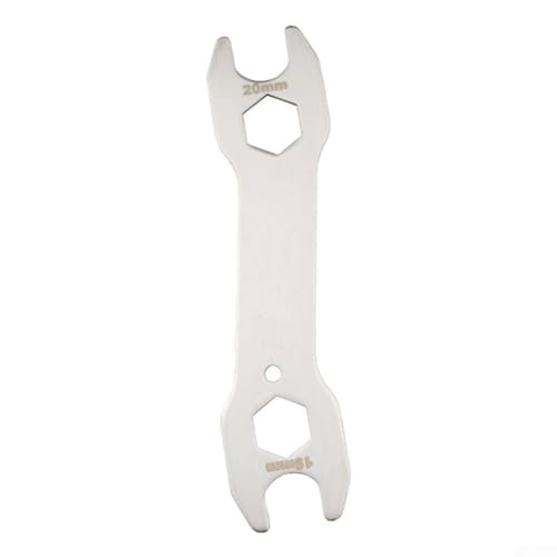 babominimer Juego de llaves cónicas de acero inoxidable para cubo de bicicleta de 13/14/15/16/17/18/19/20 mm para herramientas de mantenimiento y reparación de ruedas de bicicleta (19/20 mm)