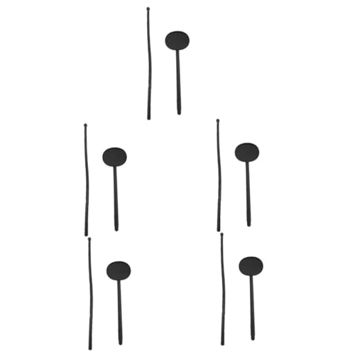 Beavorty 5 Sets Eye Shield Handheld Eye Occluders Tool Occluder Block Plate Kit Eye Exam Tools Eyesight Test Handheld Sticks Eye Test Chart Com b o Kit Visual Testing Chart Black Plastic