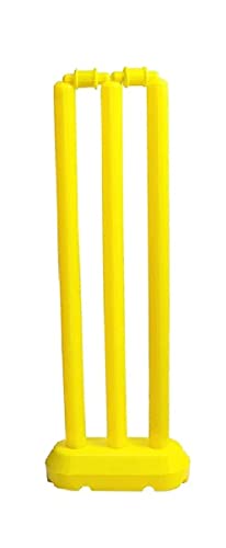 PMG Popular Willow Cricket Bat with PVC Wicket Set & 1 Tennis Ball for Kids Gift Birthday Wood (Size 1 for 3-4 Years Kids)