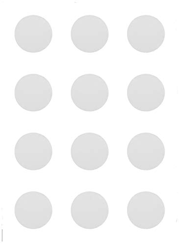 15Pieces 3'' Diameter Strong Double Sided Foam Tapes Adhesive Sticker Pad Wall Mount for Suction Hook Windshield, Dashboard Toys,Round Shape