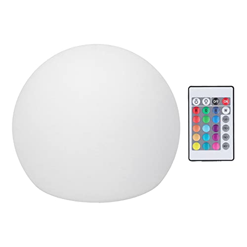 Lampe à Boule LED, 24 Touches à Télécommande RGBW Globe Lamp Night Light Lampe à Boule LED avec 16 Couleurs Dimmables 4 Modes 15x15cm, pour la Barre de...
