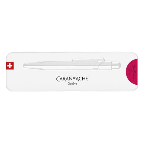 Stylo-bille rétractable Caran d'Ache 849 rose Pop Line rechargeable