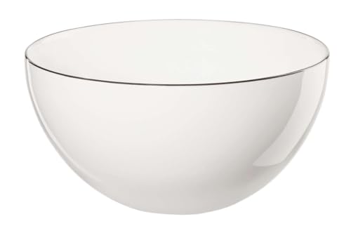 ASA Schale, à table ligne noir Kollektion, Porzellan Weiß