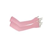 Anevous 1 Paar Kinder Armstulpen,Unisex Sonnenärmel,Sommer Sonnenschutz Ärmel,Basketballärmel,Anti-UV Arm Sleeves,Armmanschetten für Mädchen,Jungen,Volleyball,Fußball,Golf,Pink