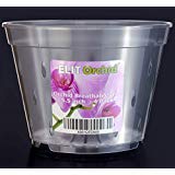 Juego de ollas para orquídeas con orificios para plátanos de plástico transparente...