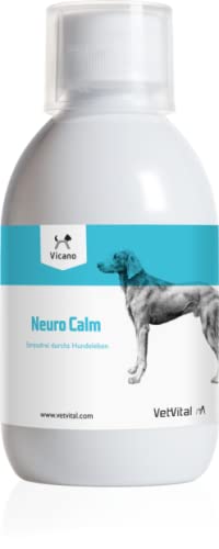 VetVital Vicano Neuro Calm | 250 ml | Ergänzungsfuttermittel für Hunde | Mit Baldriantinktur
