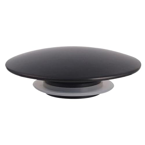 CAKEEYUM Tapón para Fregadero de baño de 2, 6 Pulgadas, tapón de Drenaje para Fregadero fácil de Abrir, de Drenaje Universal de latón de Repuesto, botón pulsador fácil de Usar para baño