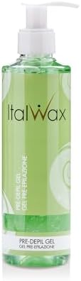 Italwax Pre Wax Gel - 250ml / 8.45fl.oz - Prepare the skin for waxing hair removal - Suitable for all skin types
