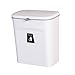 Taloit Wiszący kosz na śmieci do kuchni, drzwi szafki z pokrywką montowany na ścianie licznik na śmieci plastik