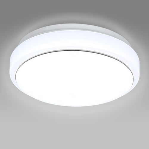OGVDOE Plafoniera LED Lampada da Soffitto 24W Ø21CM Plafoniera Bagno Plafoniere da Soffitto Lampadario LED per Cameretta Cucina Soggiorno Balcone