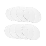 Gatuida 10stücke Teiliges Runde Transparente Uhrgläser Aus Robustem Glas Hitzebeständig Für Chemische Labor Schulversuche Vielseitig Als Verdunstungsschale Becherabdeckung Und Träger Geeig