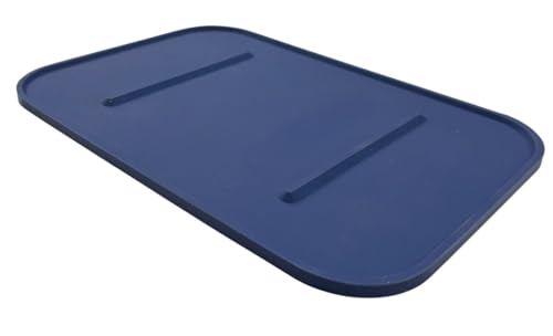 Image of ZENITH Steam Iron Protective Rest Pad, Felt pad, Heat Resistant Iron Tray Mat, 22.5 x 15 cm,Suitable for all types of Household and Industrial Irons like silver star ES 300L etc. Blue (SET OF 5)