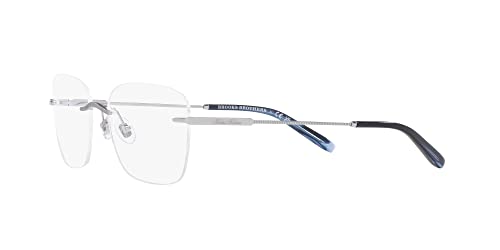 Image of Brooks Brothers Men's Bb1107t Titanium Rectangular Prescription Eyewear Frames