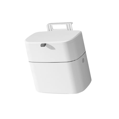 省スペース 8L 10L 吊り下げキッチンゴミ箱、取り外し可能な蓋付きカウンタートップ堆肥化廃棄物保管用小型吊り下げ屋内堆肥化ビン蓋付き