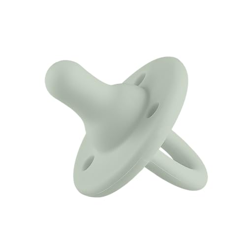 Image of Lee Lee and Me Paci - Sage Color - 100% Medical Grade Silicone Pacifier Breast-Like Nipple Design for Better Latch - Size 0-18 Months