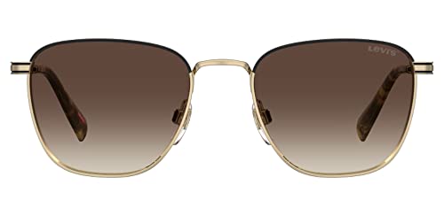 Levi's LV 1016/S Rectangular Sunglasses, Gold/Brown Gradient, 52mm, 19mm3