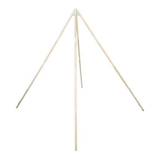 Poteaux ronds en bois pour tipi et connecteurs de cabane de jeu extérieure