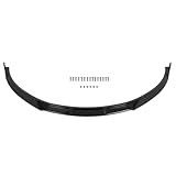 AMCCM PP/Glossy Black Front Bumper Lip Splitter Fit for 2011-2014 for Chevy Cruze Front Lip Spoiler