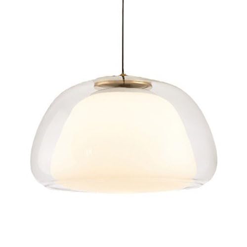 Lámpara colgante de vidrio de un solo cabezal y base E27 para iluminación de balcón