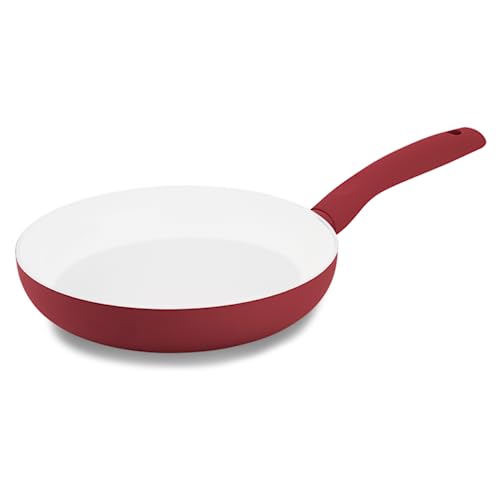 Frigideira De Alumínio 24X5cm Vermelha Hercules