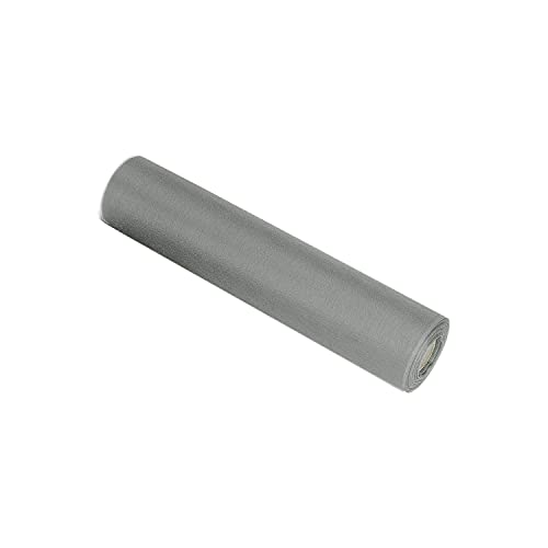 Trimming Shop 25M X 29Cm Snow Sheer Organza Rolls Silver with Glitter Fabric - Perfect As Christmas, Wedding Or Party Decorations