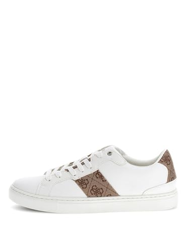 Scarpe uomo Guess sneaker Todi bianco/ beige/ brown U25GU01 FMTTOGELL12 43