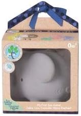 Miniatura 3 de Tikiri Toys - Sonajero de elefante de goma, mordedor y juguete de baño, goma natural orgánica, a partir de 6 meses