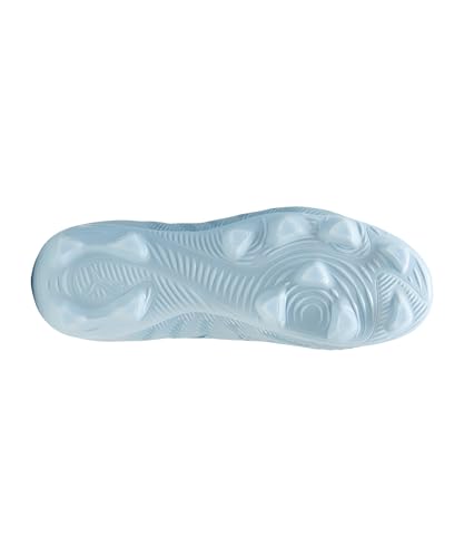 PUMA Future 9 Pro FG/AG JR Chaussures de Football, Bleu Glacial et Bleu, Pointure 45, Bijou Bleu Glacial, 34 EU