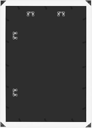 Americanflat 20x30 Poster Frame with Polished Plexiglass - White Picture Frame - Wide Photo Frames Made of Engineered Wood for Vertical or Horizontal Wall Display - Epic Collection - White