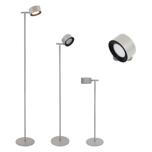 MeLiTec LED-Stehlampe ST55-2 beige, 3-stufig dimmbar,...