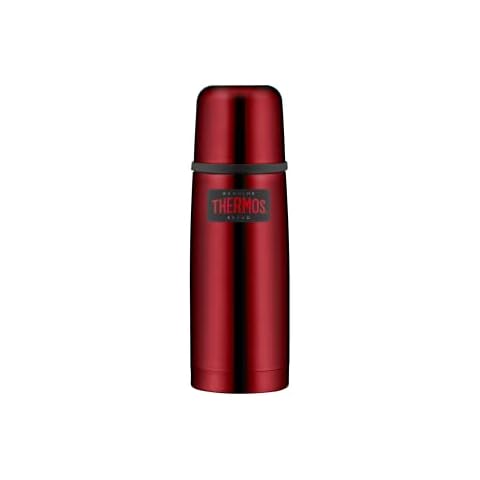 Thermos Thermosflasche Edelstahl Light&Compact, Edelstahl rot 350ml, Isolierflasche mit Trinkbecher 4019.205.035 spülmaschinenfest Cover