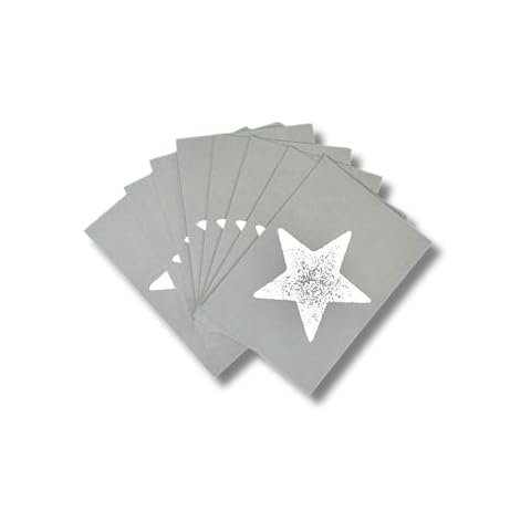 Wrapt Star Christmas Thank You Postcards Cover