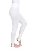 SOFTSAIL Damen Baumwolle Leggings mit hohem Bund und Steg – Blickdicht, Weich & Dehnbar – Für Alltag & Freizeit – Gr. S bis 3XL