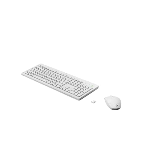 Ensemble clavier et souris sans fil HP 230 pour remplacer les câbles du bureau