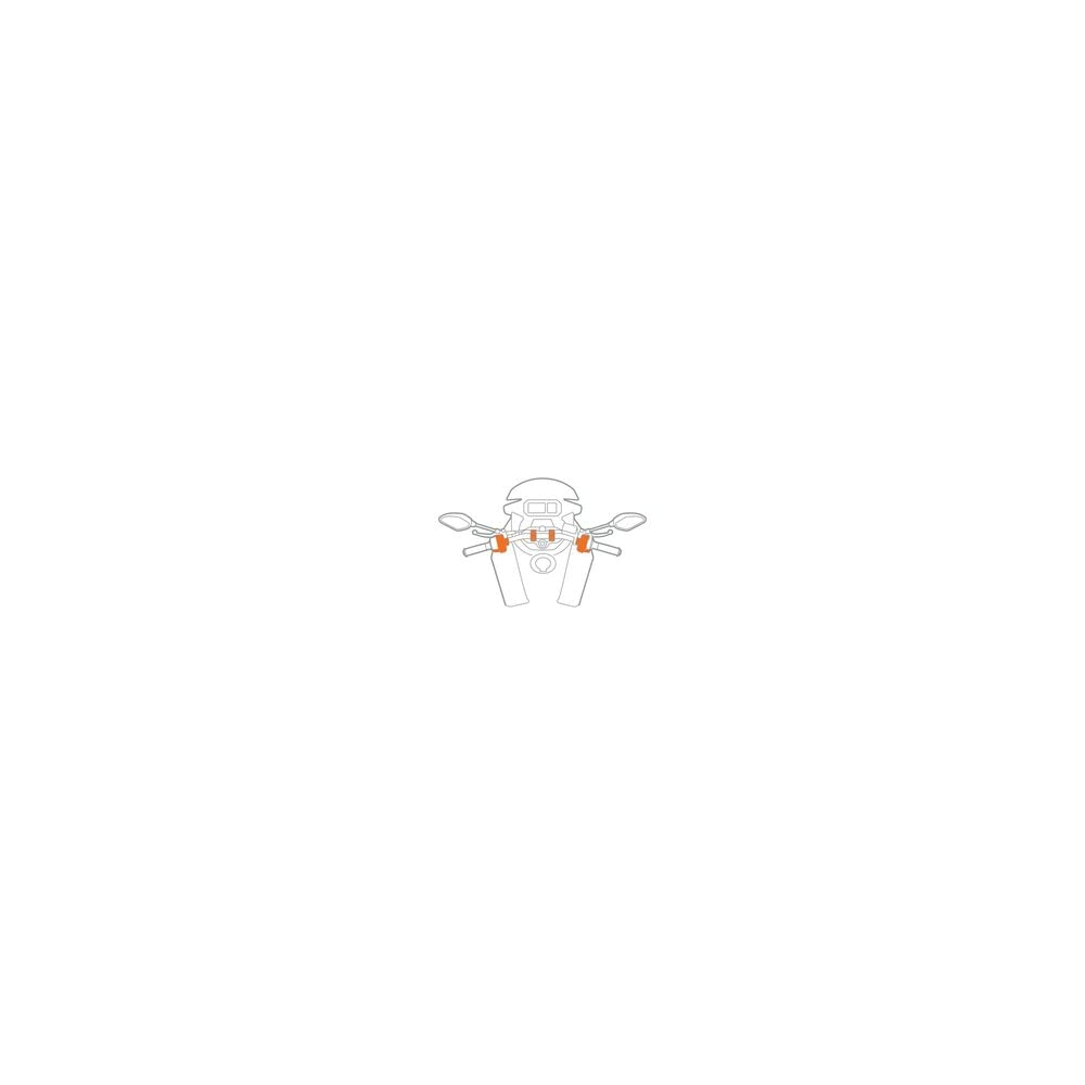 Optiline 91590 Titan Opti M6 PRO, Attacco per alza manubri e Staffa Frizione o Freno