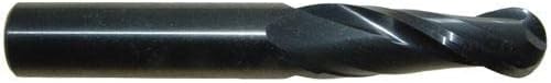 Magnate 1969 2 Flute Ball Nose Spiral Up-Cut Router Bit - 1/2" Cutting Diameter