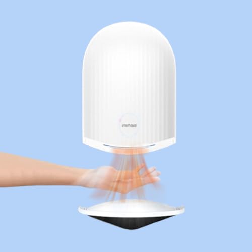 Secador de manos automático comercial eficiente con bandeja para baños 2