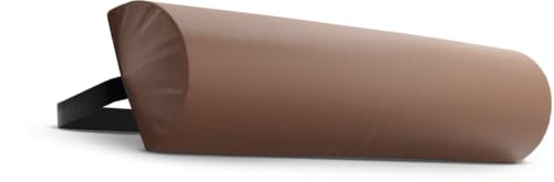 Image of Frido Wedge Neck Rest Pillow | Multipurpose Neck Pillow | Memory Foam Roll with Adjustable Strap | Relieves Neck, Knee & Lumbar Pressure | Compatible with Wedge Plus | Washable Cover, Light Caramel