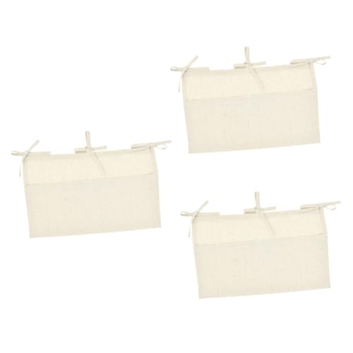Organizador Colgante para Cuna 3 Piezas Beige miniatura 1