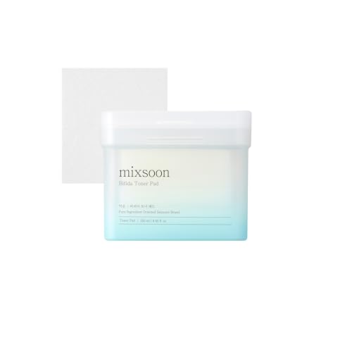 mixsoon Bifida Toner Pads – Probiotische Pflege mit Bifida & Lactobacillus, hydratisierende Gesichtspads zur Stärkung der Hautbarriere & für empfindliche Haut, 120 Stück