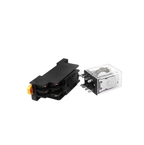Relais de puissance HH52PL triphasé 380V DPDT 8 broches pour tableau électrique