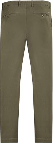 Tommy Hilfiger Herren Chino Hose Bleecker Printed Structure Slim Fit, Grün (Army Green), 29W/36L – Ansicht 6