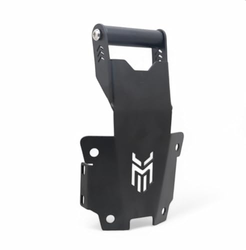 Image of Milachin Heavy Duty CB200X GPS Mount with Headlight Grill /Jaali Protector Head Light Guard Protector Grill, Black Suitable for CB200X.