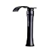 Fontana Matte Black Contemporary Commercial Deck Mount Sensor Faucet