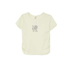 DeFacto T-shirt à manches courtes pour fille – T-shirt pour enfant et fille