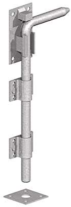 Gatemate Garage Door Bolt 12" / 305Mm - Galvanised
