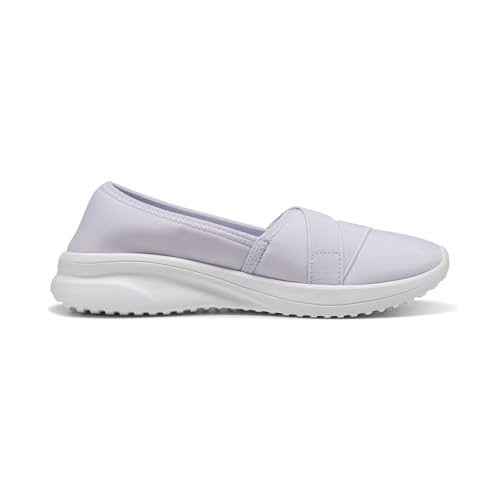 PUMA Puma Women's Adelina 2 Sneaker, Lilac Frost-Puma White, 10.5