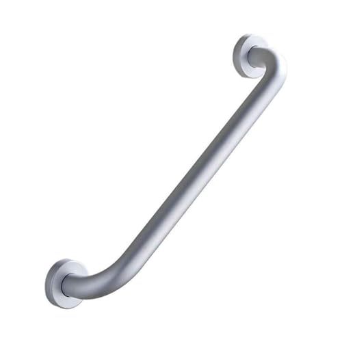 Las barras de apoyo for el baño acero inoxidable, que también sirven como toalleros, brindan asistencia for la vida diaria y movilidad personas con discapacidades mayores(Silver,60cm)