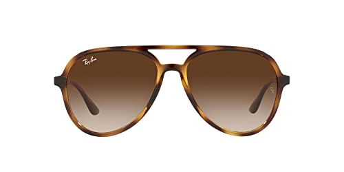 Ray-Ban 0rb4376 Lunettes de Soleil, Havana/Brown Shaded, 57 Homme