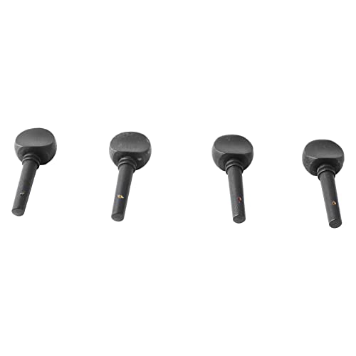 4Pcs Violin Tuning Peg Portable Fine Appearance Wood Violin Peg Replacement Black M00588 Tuning PegViolin PegTuning PegWoothe Scratch MATERIAL (M00592)